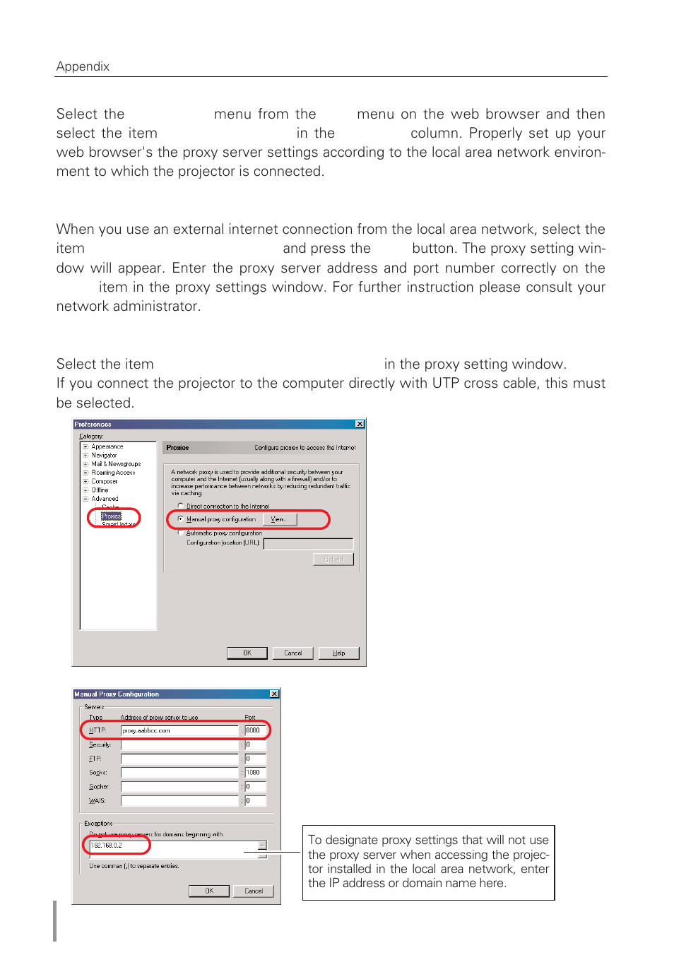 Eiki Network Board MD13NET User Manual | Page 76 / 92