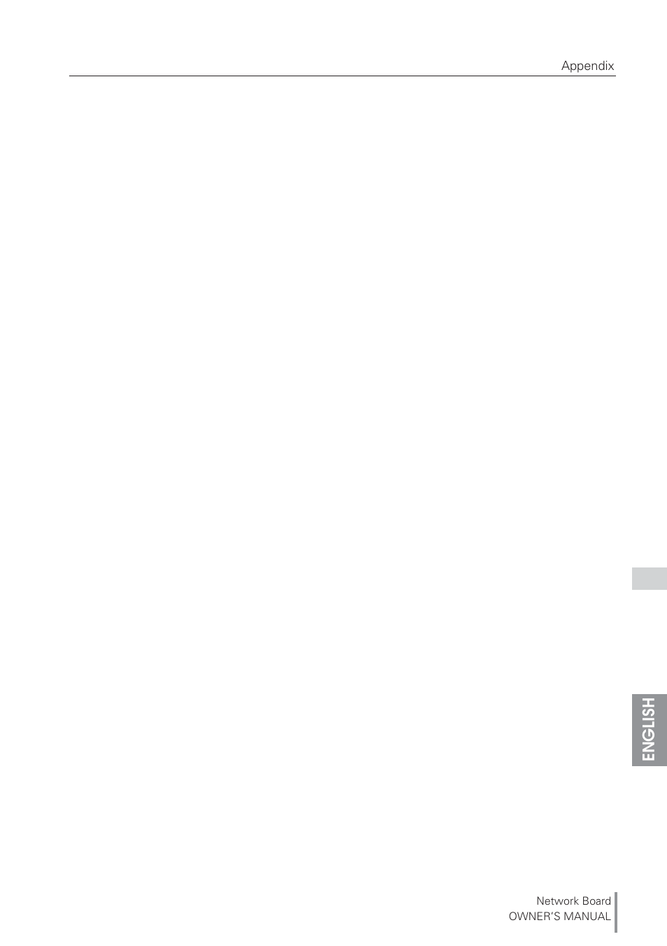 Eiki Network Board MD13NET User Manual | Page 91 / 92