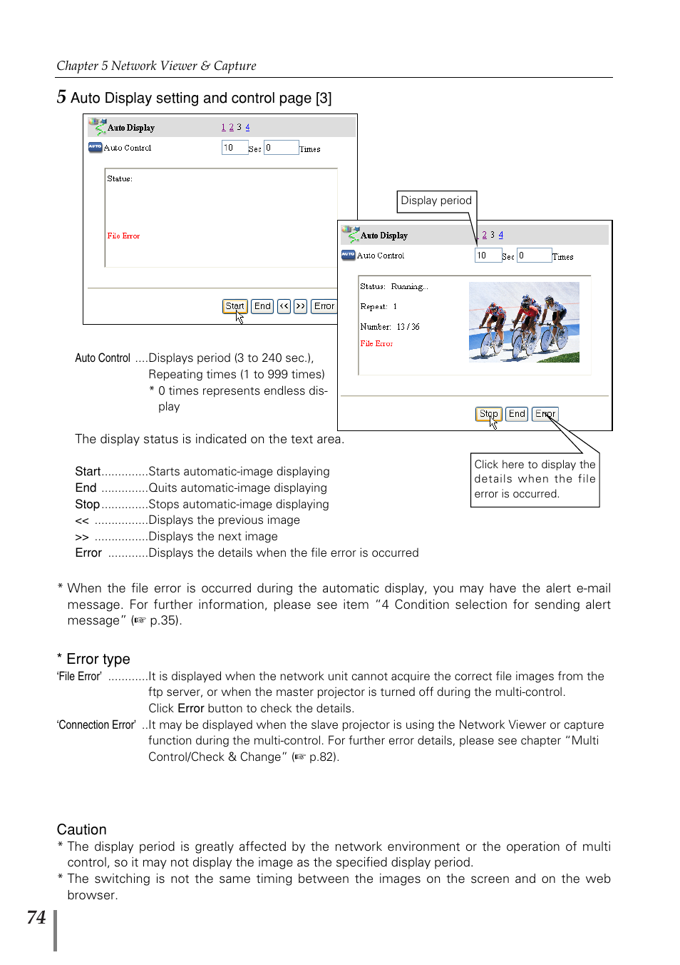 Eiki PjNET-20 User Manual | Page 74 / 114