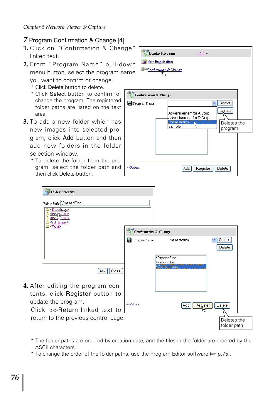 Eiki PjNET-20 User Manual | Page 76 / 114