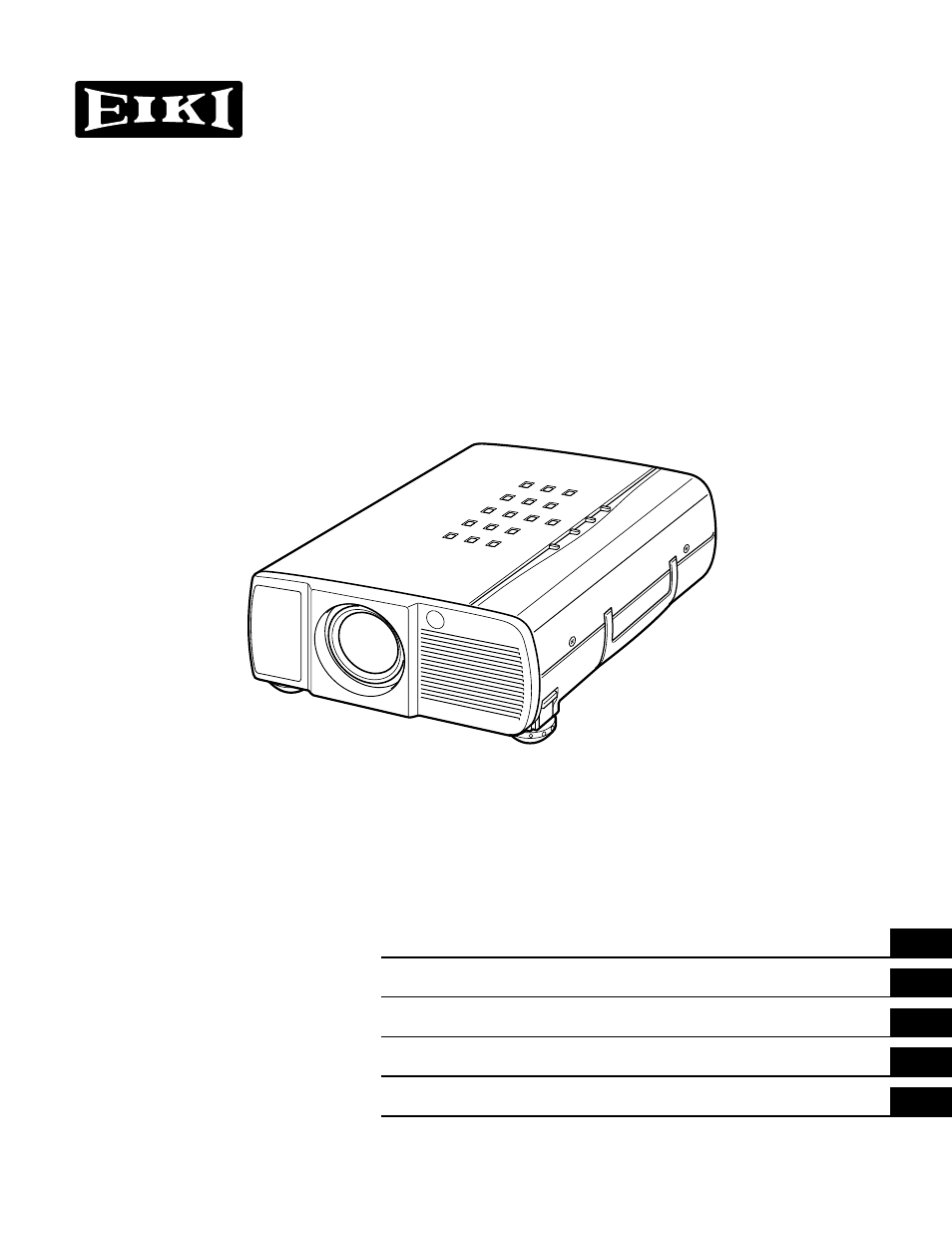 Eiki LC-XNB2W User Manual | 191 pages