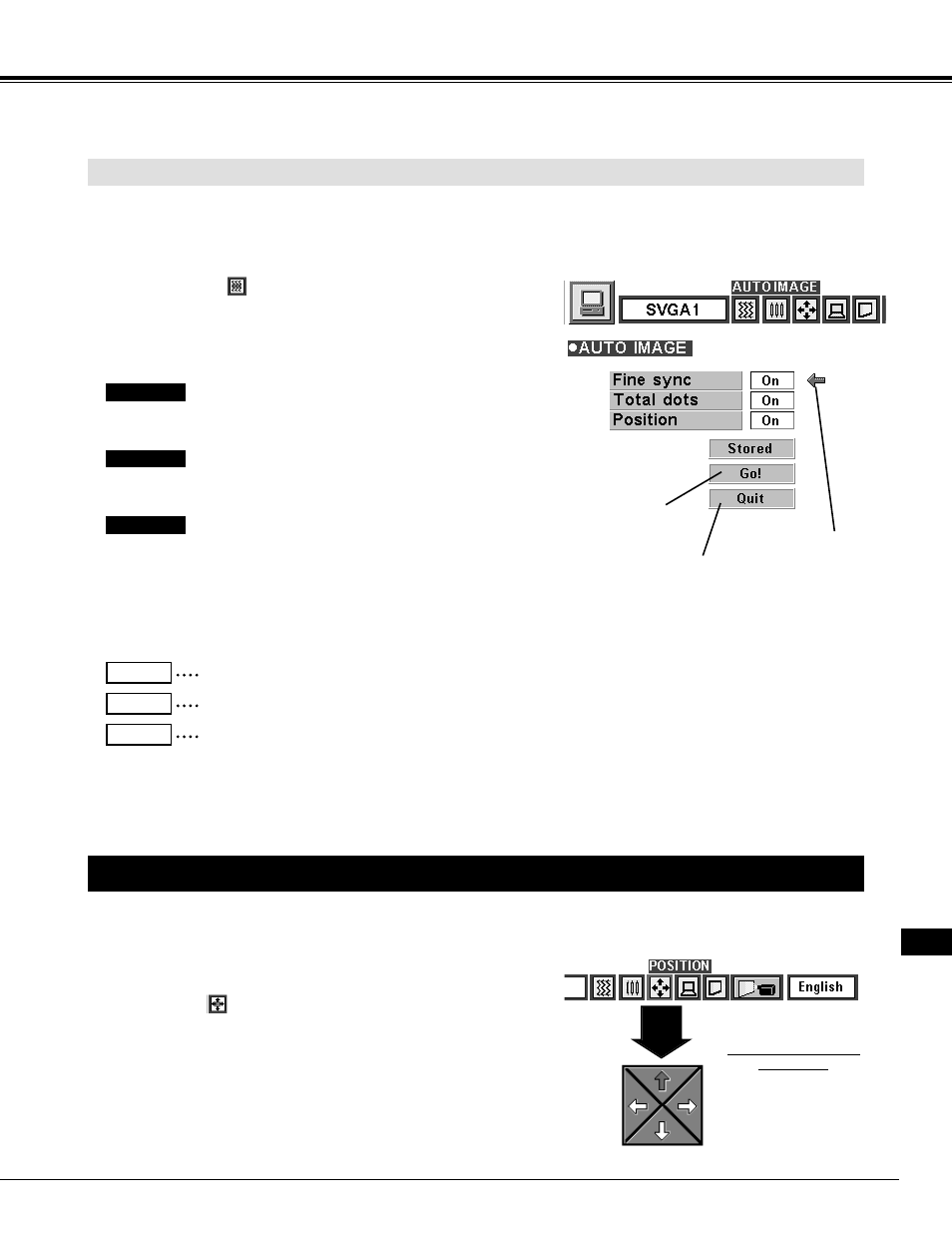 Picture position adjustment, Computer mode, Auto image function | Eiki LC-XNB2W User Manual | Page 27 / 191