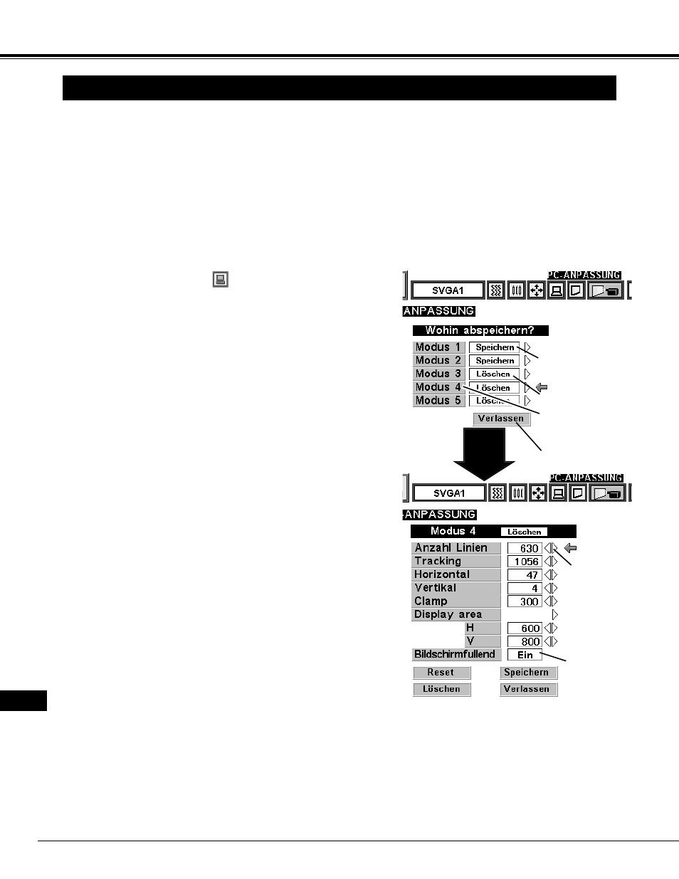 Pc-einstellung | Eiki LC-XNB2W User Manual | Page 62 / 191