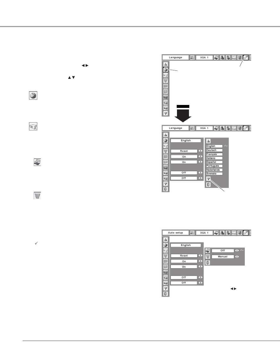 Setting | Eiki LC-XB33N User Manual | Page 46 / 77