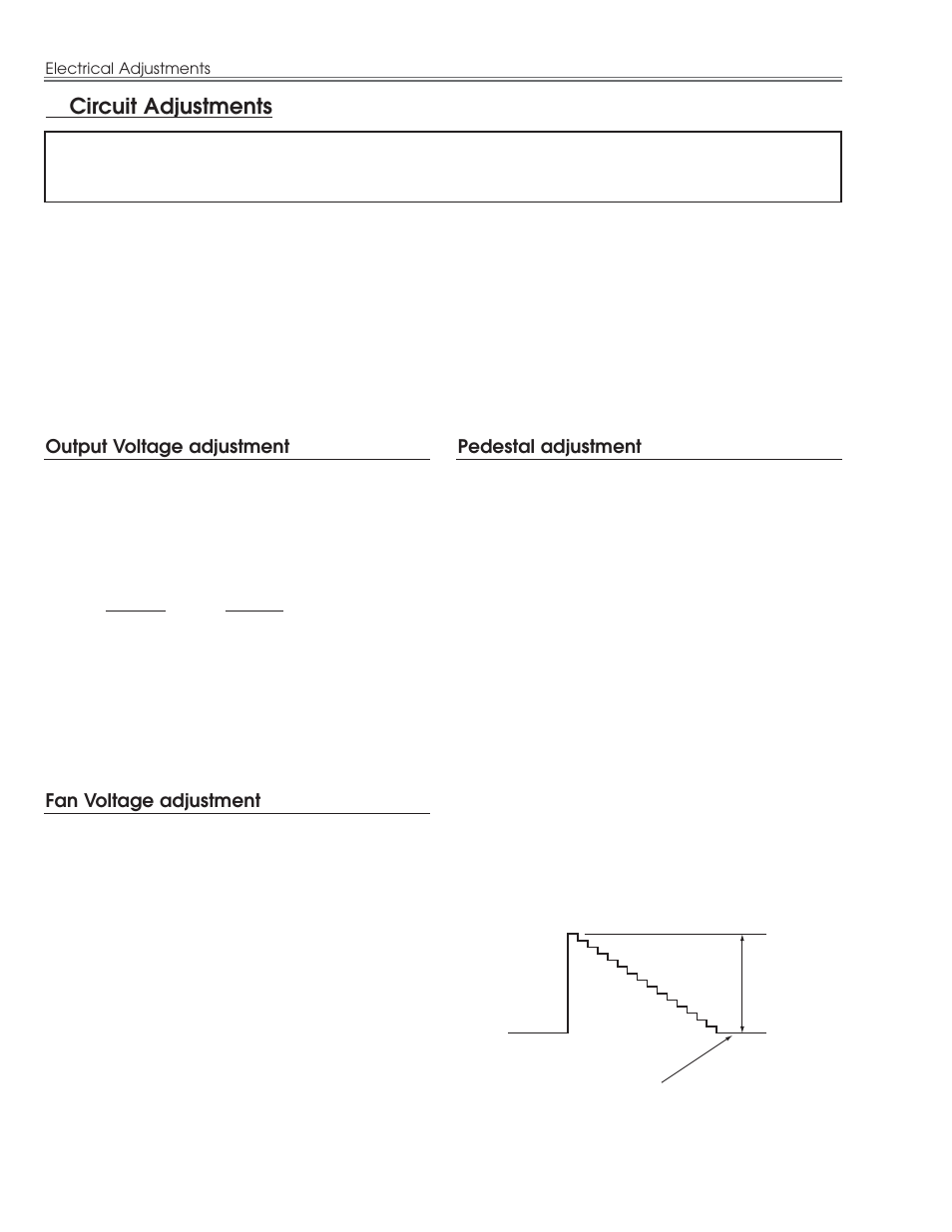 Circuit adjustments | Eiki LC-NB3E User Manual | Page 26 / 88