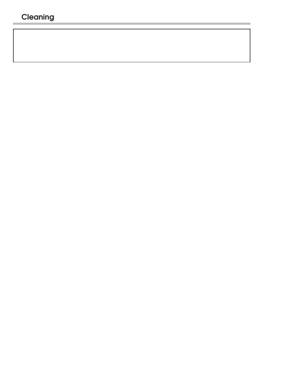 Cleaning | Eiki LC-NB3E User Manual | Page 46 / 88