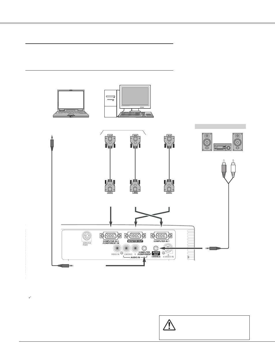Connecting to a computer, Installation connecting to a computer | Eiki LC-XB42 User Manual | Page 16 / 71