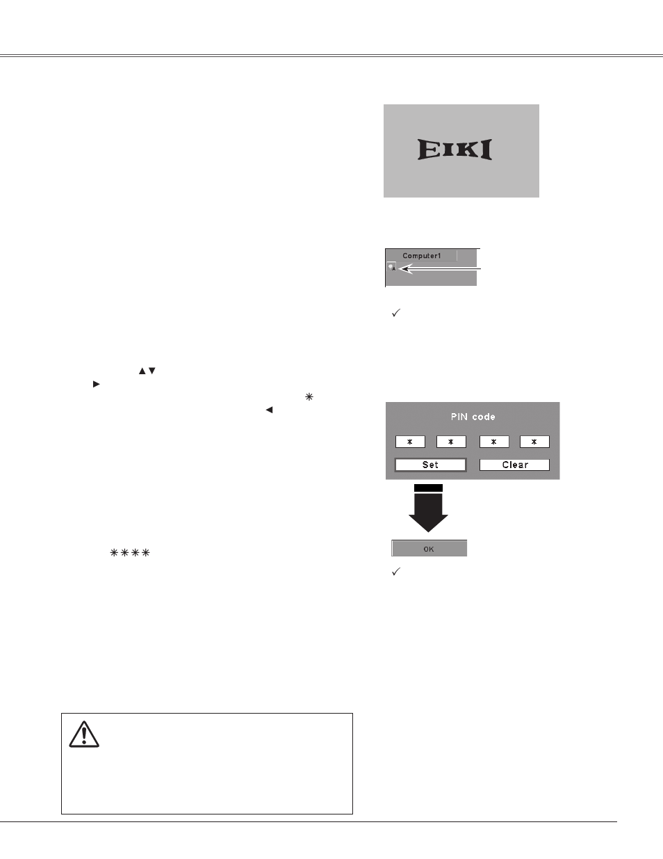 Basic operation, Turning on the projector | Eiki LC-XB42 User Manual | Page 19 / 71
