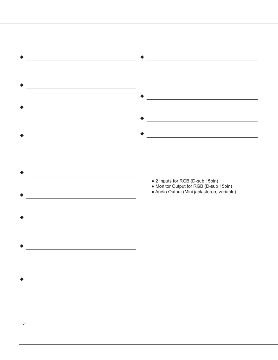 Features and design, 2features and design | Eiki LC-XB42 User Manual | Page 2 / 71