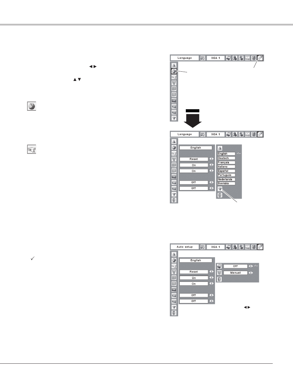 Setting | Eiki LC-XB42 User Manual | Page 43 / 71