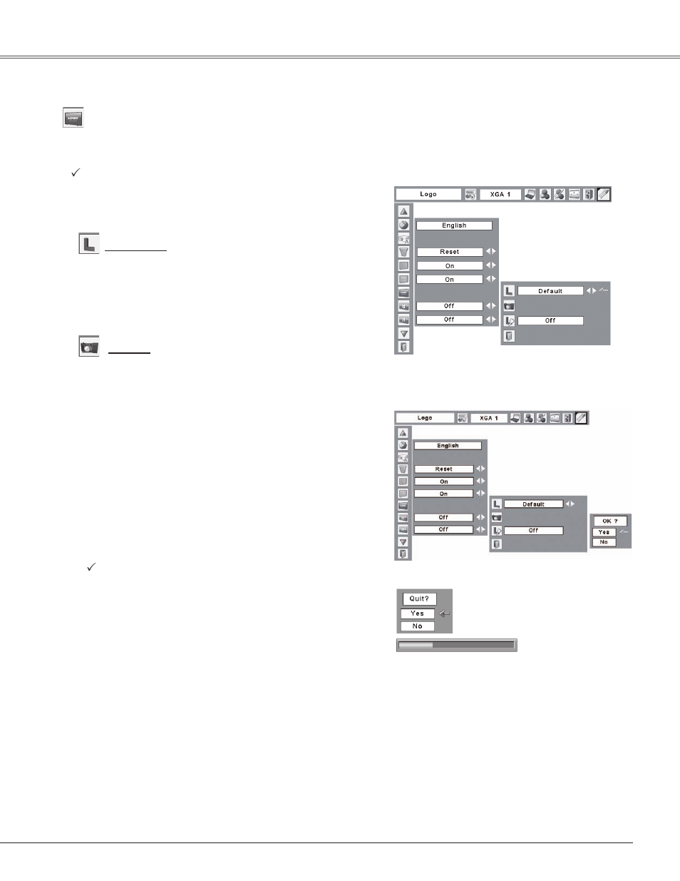 Setting | Eiki LC-XB42 User Manual | Page 45 / 71