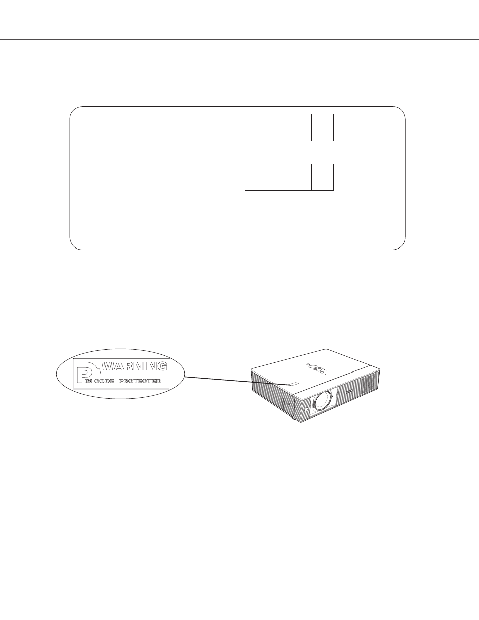 Pin code number memo | Eiki LC-XB42 User Manual | Page 70 / 71