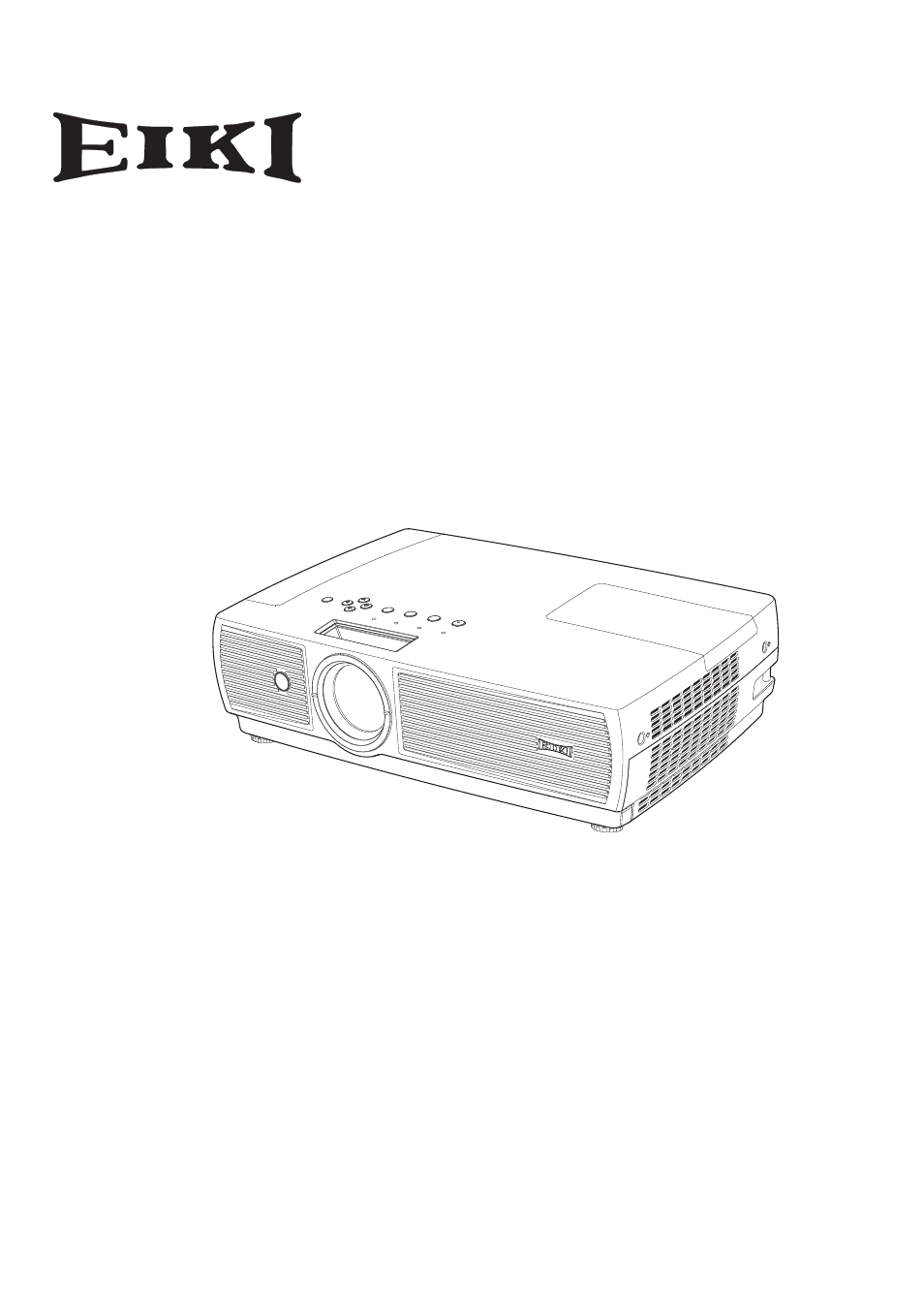 Eiki LC-XS25 User Manual | 80 pages
