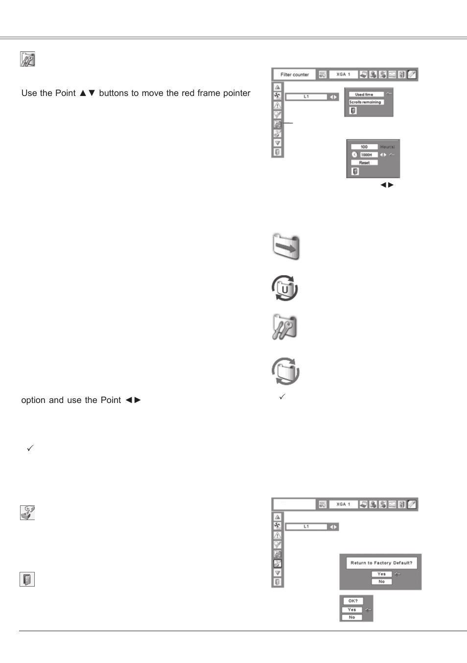 Maintenance and care, Setting | Eiki LC-XS25 User Manual | Page 56 / 80