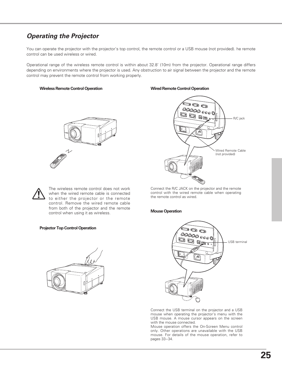 Connecting to video equipmen, Connecting to video equipment, Component and rgb scart) | Basic operation, Operating the projector | Eiki LC-SX6A User Manual | Page 25 / 84
