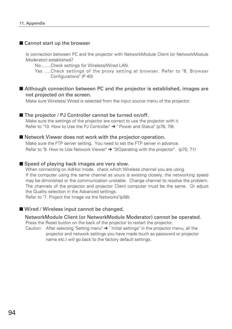Eiki XG-705A User Manual | Page 94 / 96