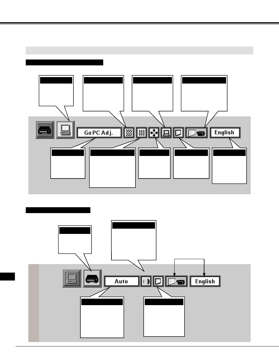 Before operation, Menu bar | Eiki LC-NB2W User Manual | Page 18 / 191