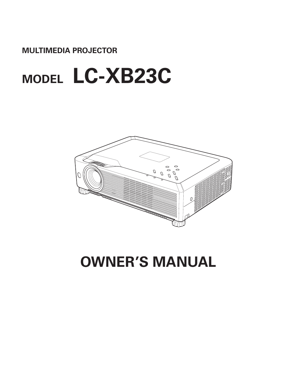 Eiki LC-XB23C User Manual | 64 pages