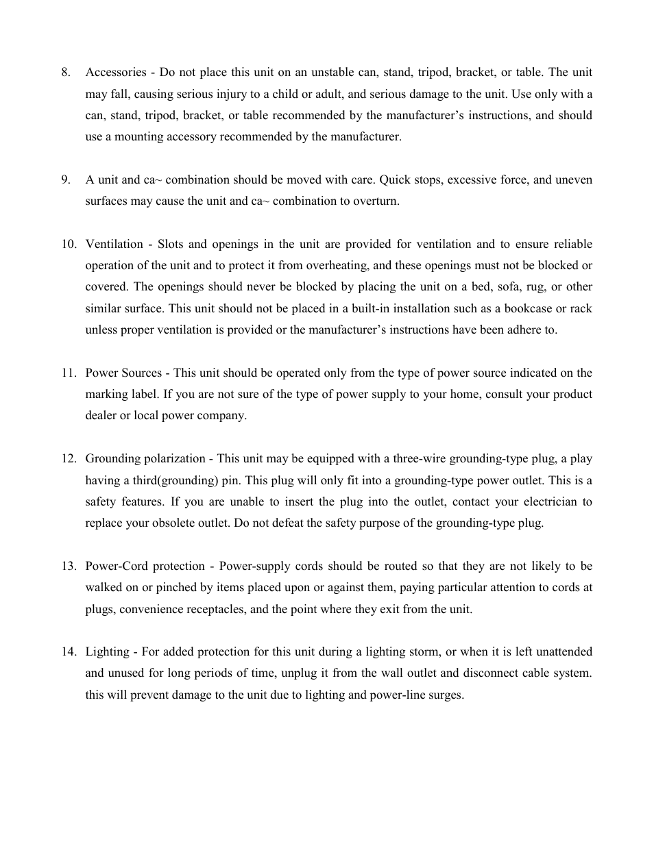 Eiki Visual System Presenter V-2500 User Manual | Page 3 / 16