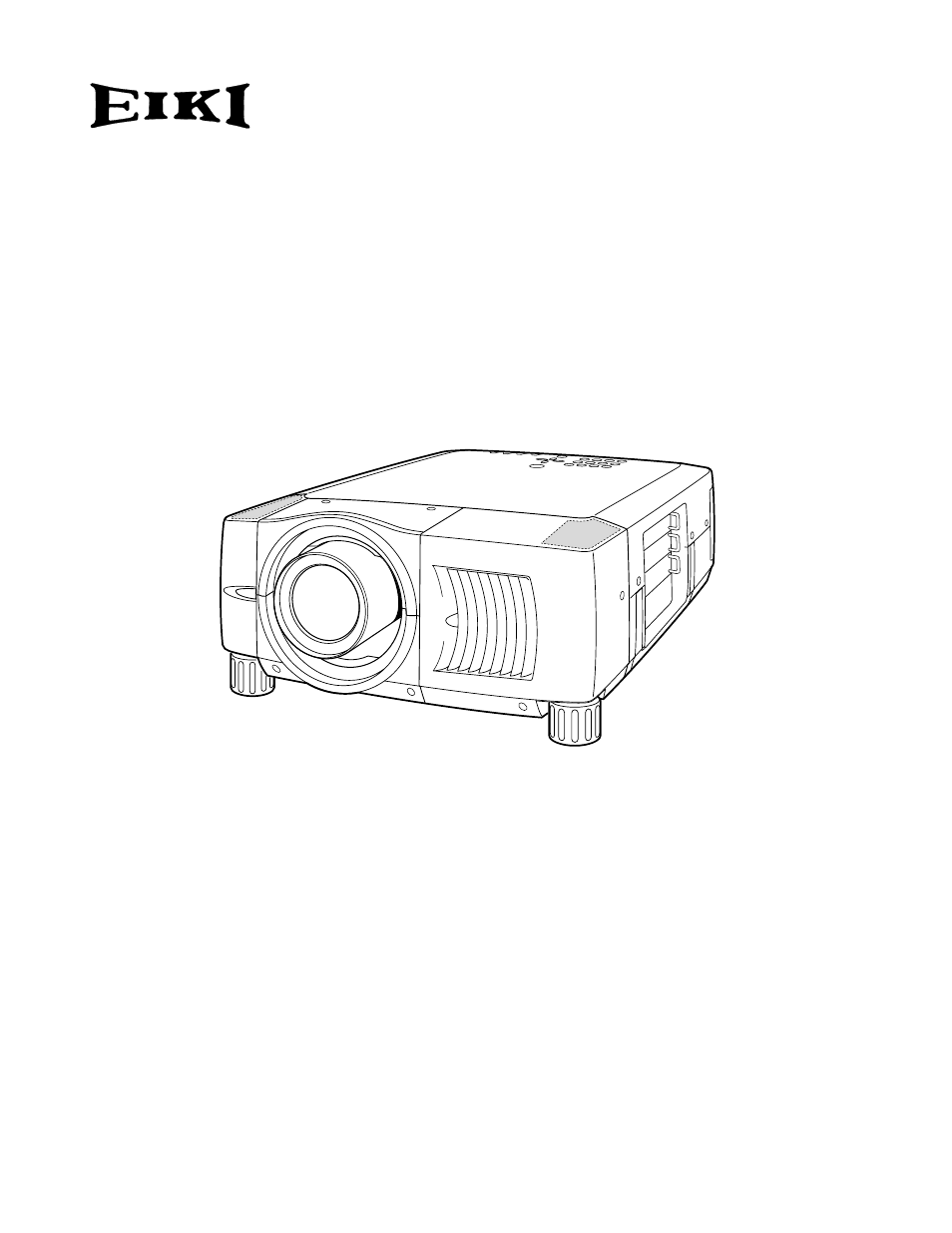 Eiki LC-X5 User Manual | 52 pages