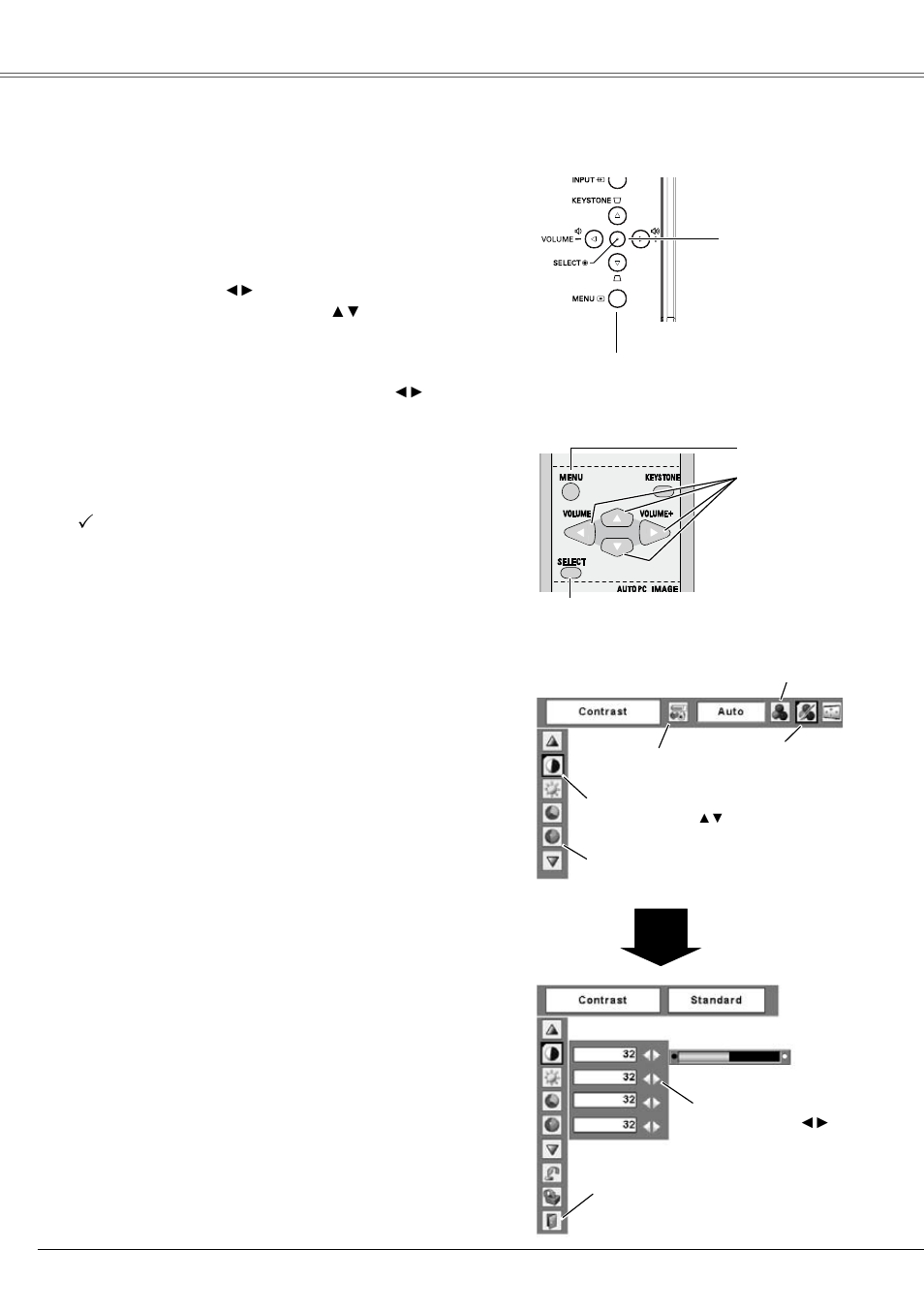 How to operate the on-screen menu, How to operate the on-screen menu 0, Basic operation | Eiki LC-XB21B User Manual | Page 20 / 68
