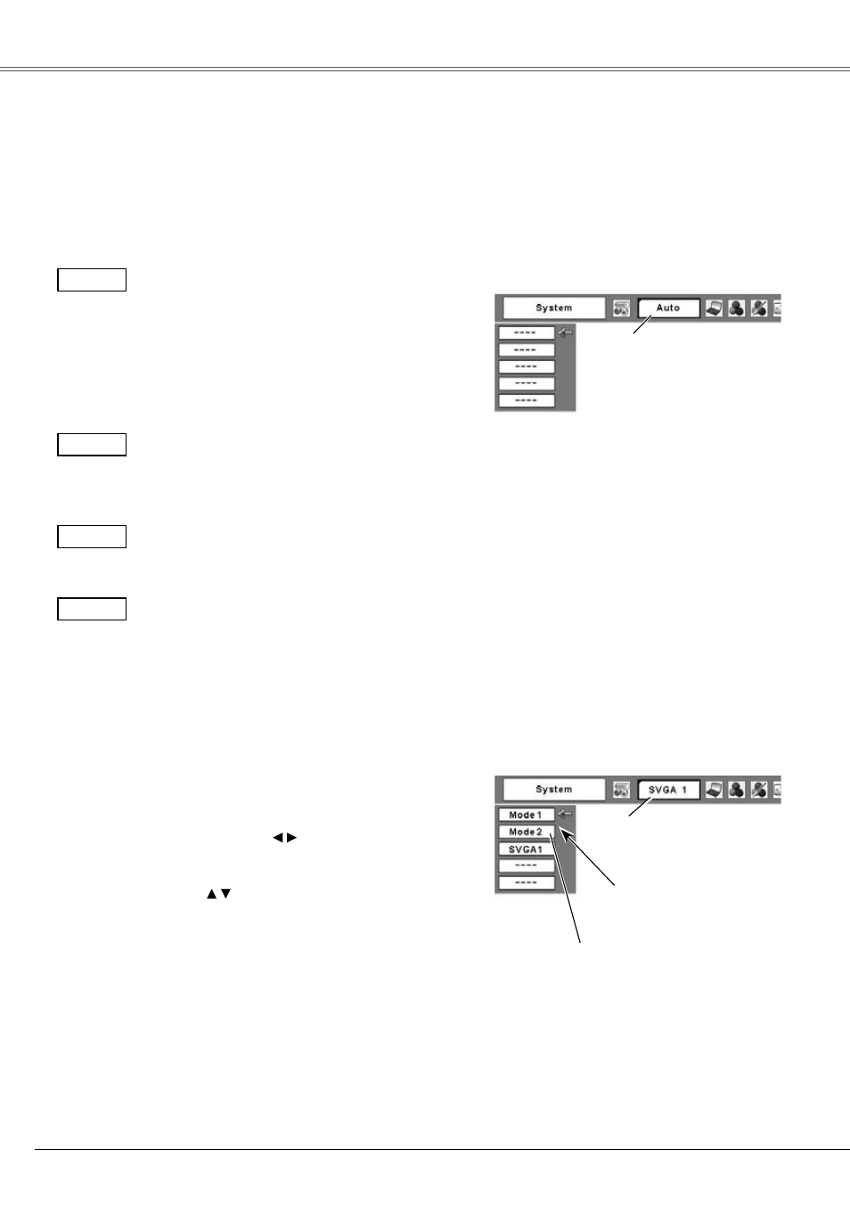 Computer system selection, Computer input | Eiki LC-XB21B User Manual | Page 26 / 68