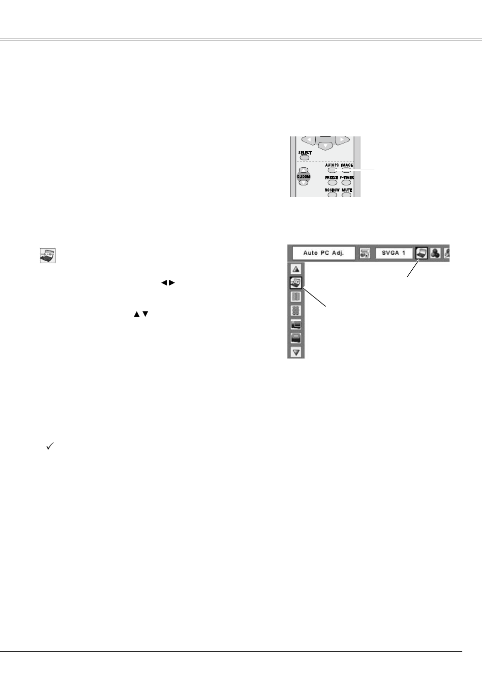 Auto pc adjustment | Eiki LC-XB21B User Manual | Page 27 / 68