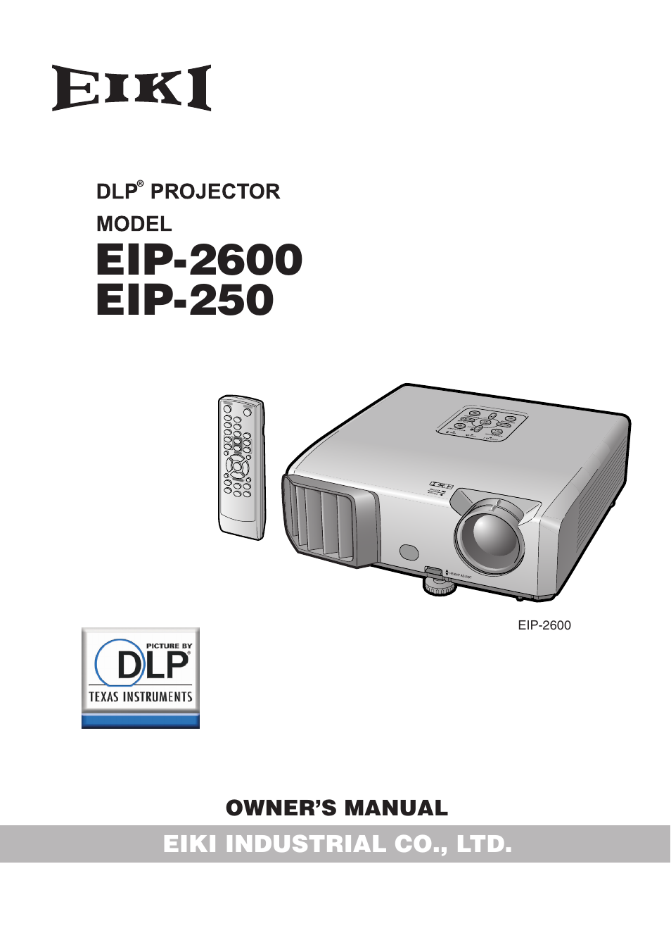 Eiki EIP-250 User Manual | 70 pages