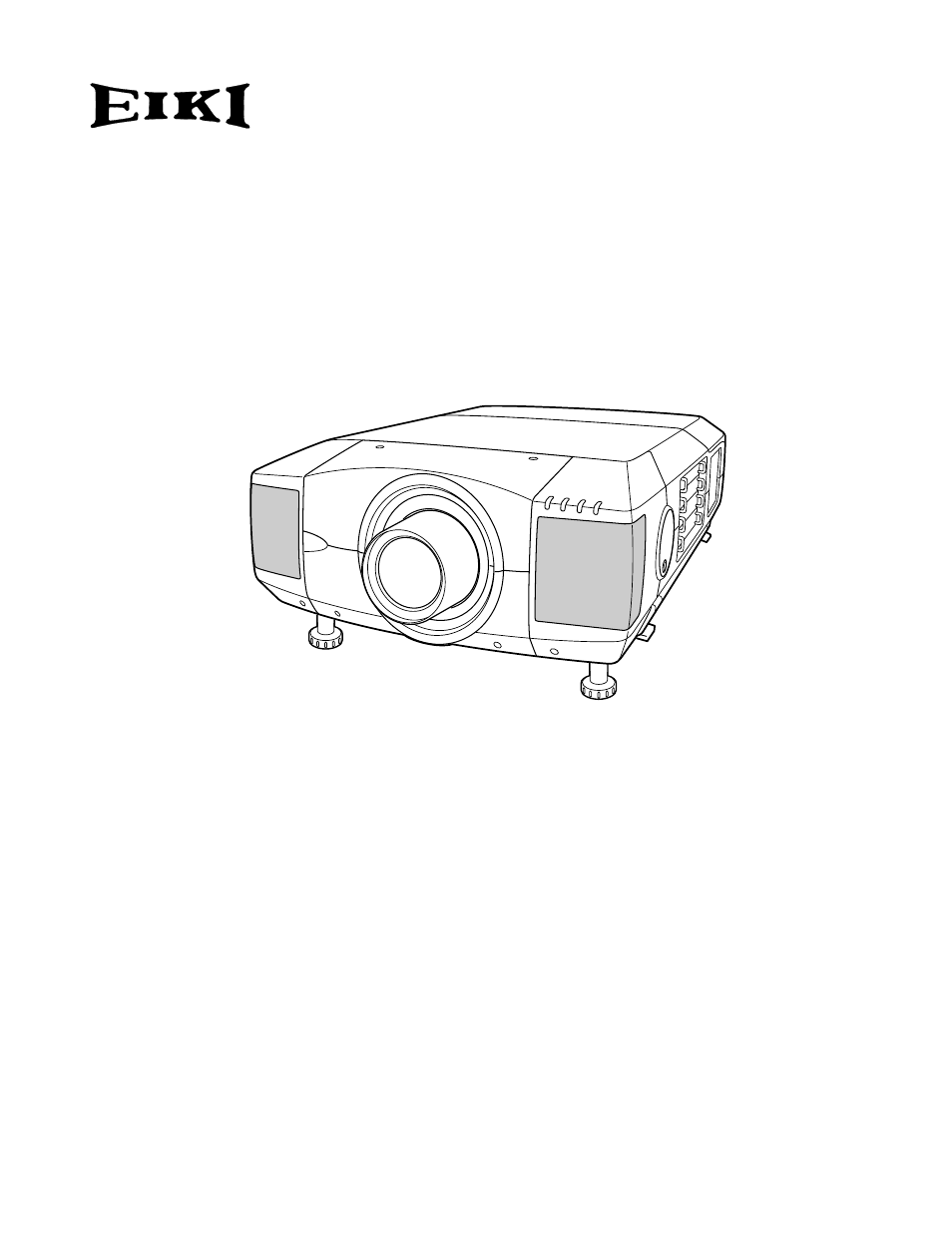 Eiki LC-XT2 User Manual | 52 pages