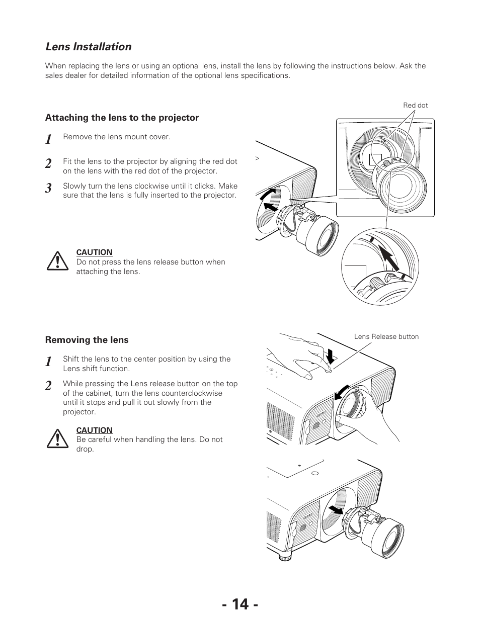 Eiki LC-XG250L User Manual | Page 14 / 22