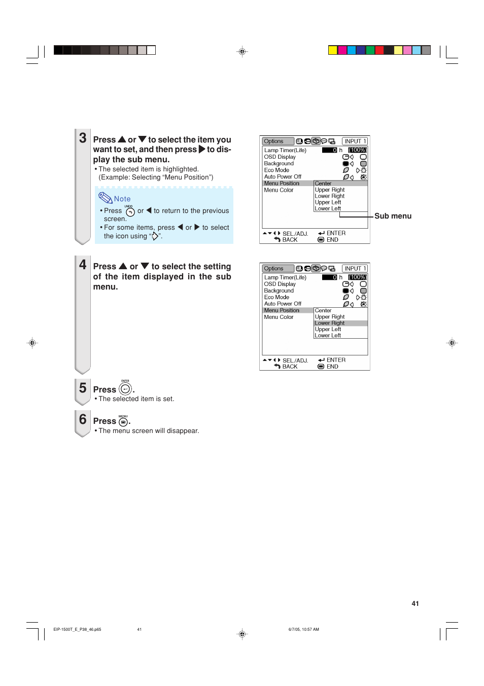 Eiki EIP-1500T User Manual | Page 44 / 71
