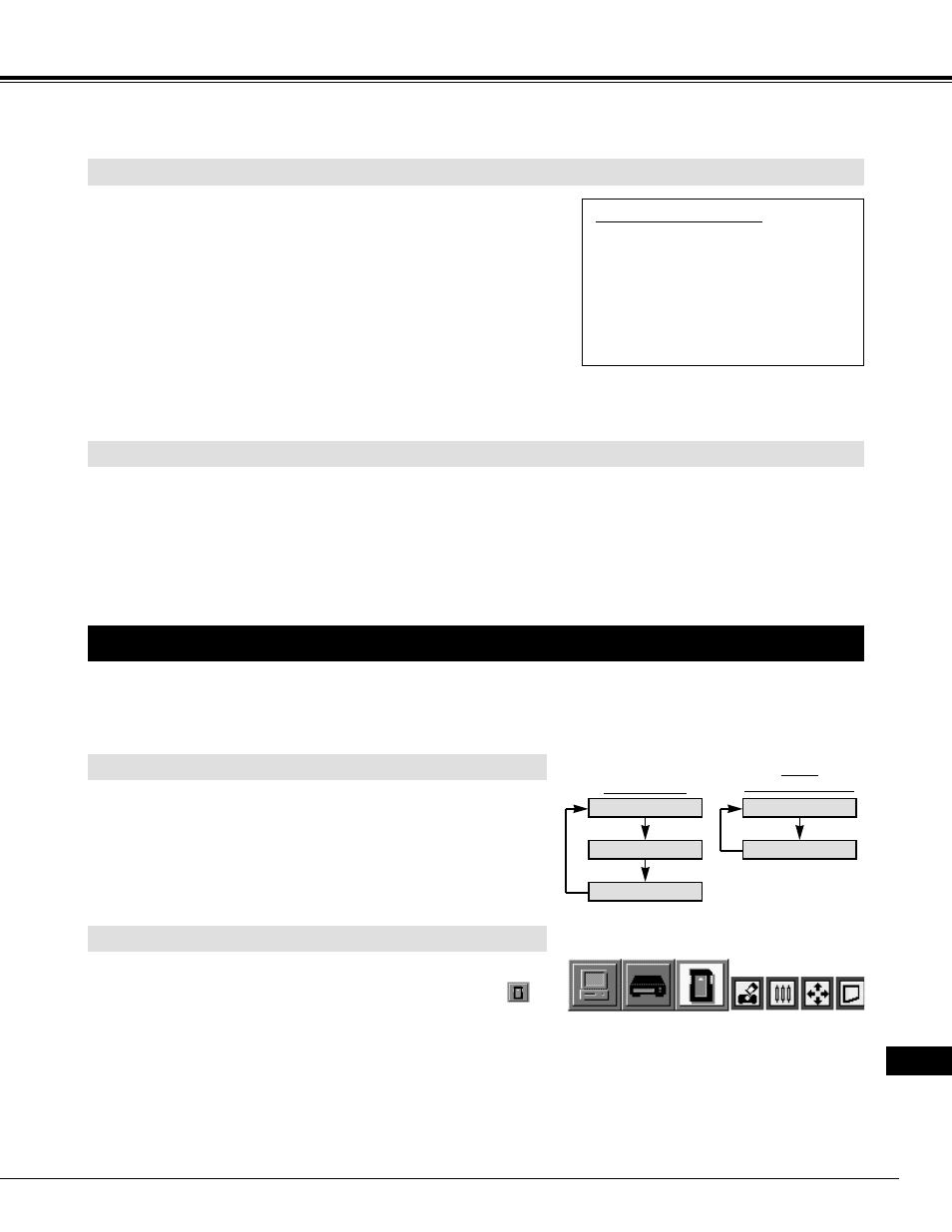 Selezione della modalità mci, Modalità mci, Dati disponibili scheda disponibile | Operazione diretta uso del menu | Eiki LC-NB2 User Manual | Page 171 / 232