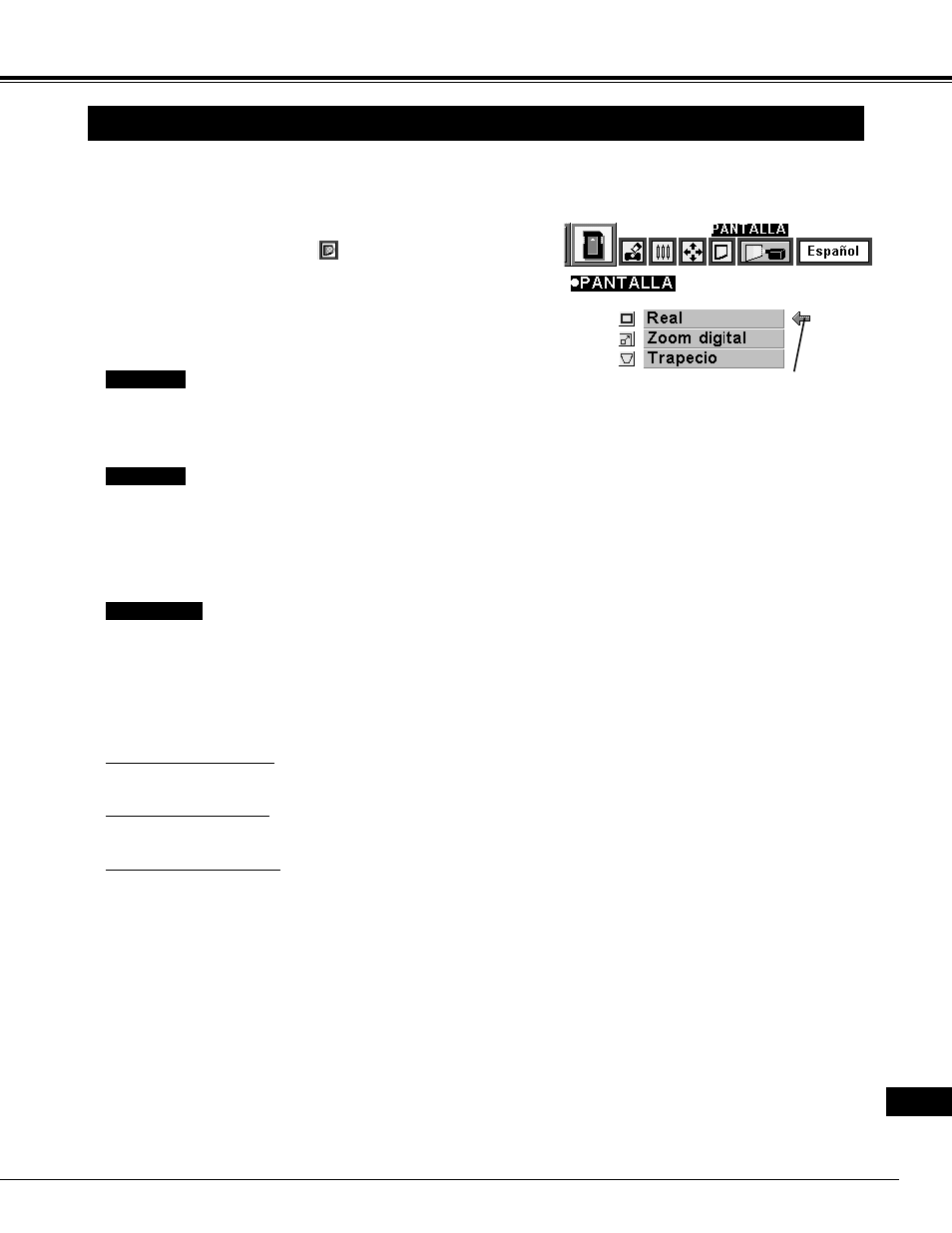 Ajuste de pantalla, Modo mci | Eiki LC-NB2 User Manual | Page 221 / 232