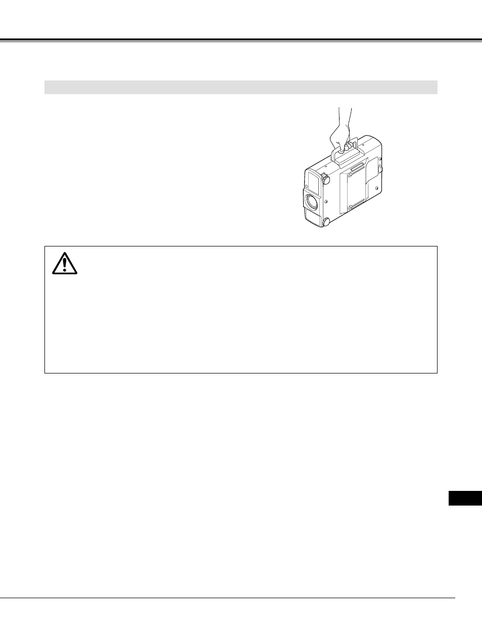 Vorbereitungen transport des projektors | Eiki LC-NB2 User Manual | Page 55 / 232