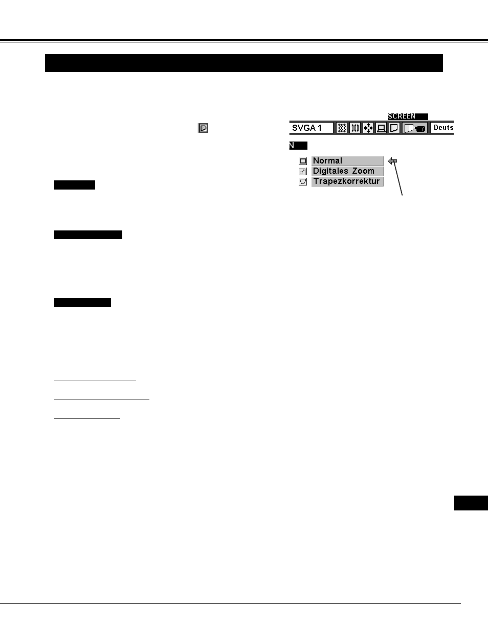 Bildformateinstellung, Computerbetriebsart | Eiki LC-NB2 User Manual | Page 75 / 232