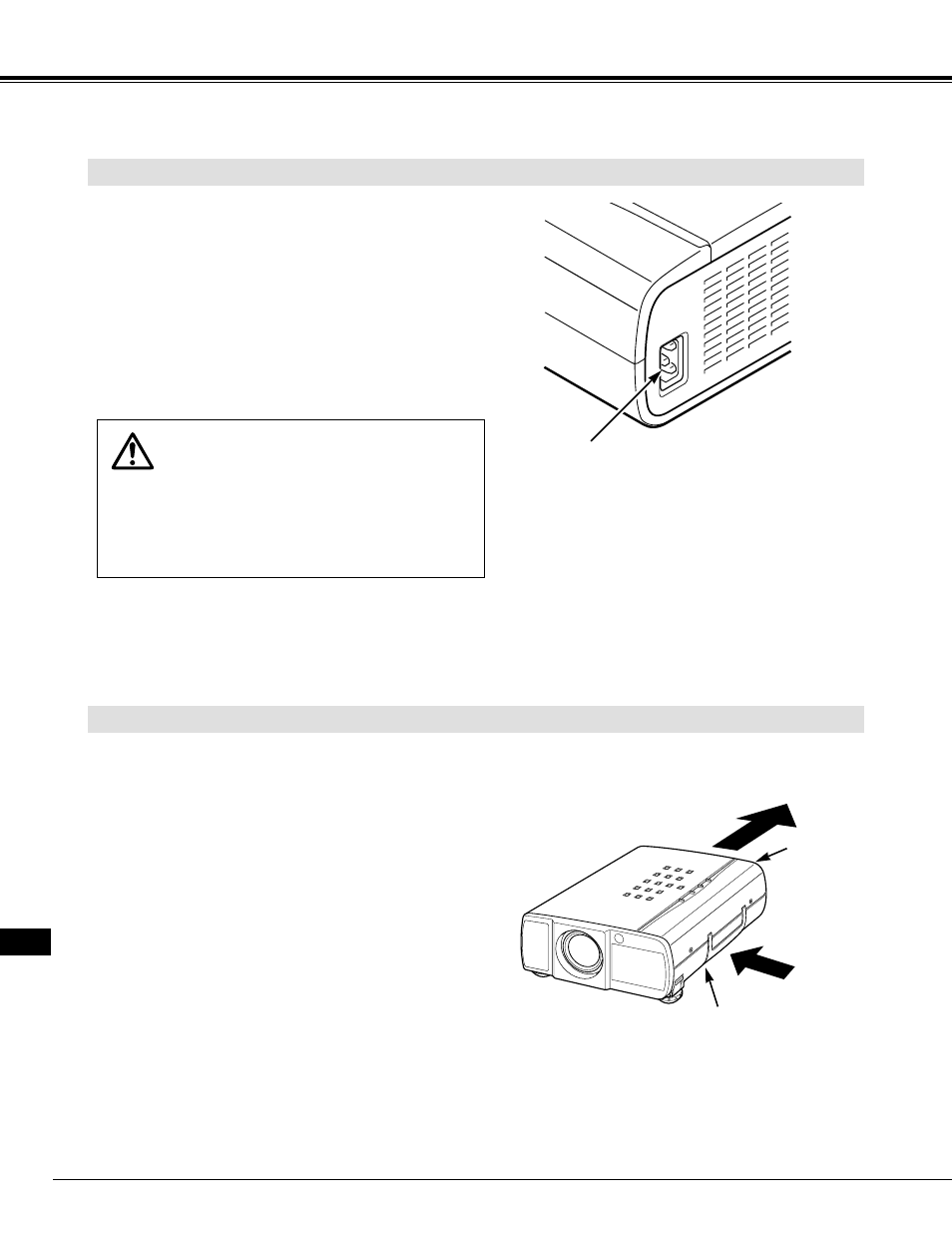 Preparation, Ventilation, Connecting the ac power cord | Eiki LC-NB2 User Manual | Page 8 / 232
