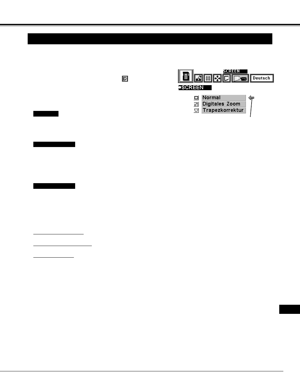 Bildformateinstellung, Mci-beriebsart | Eiki LC-NB2 User Manual | Page 83 / 232