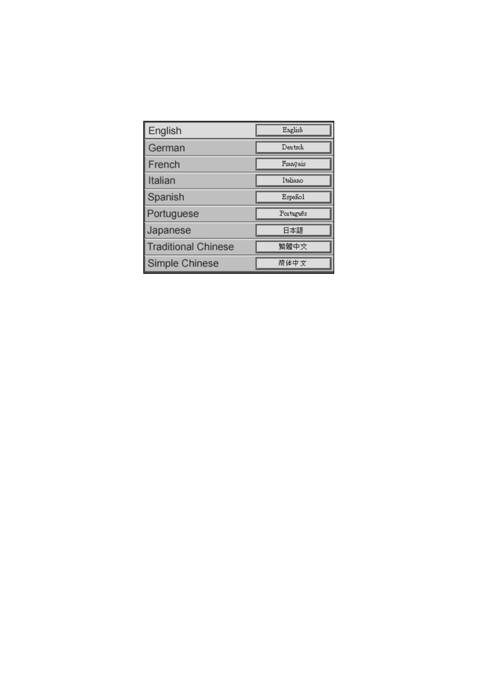 Language, Replacing the lamp module, Cleaning the projector lens | Eiki EIP-25 User Manual | Page 25 / 32