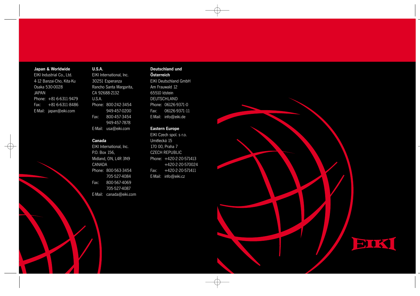 Npc-1, Getting started guide, Tcp/ip network projector control | Eiki NPC-1 User Manual | Page 28 / 28