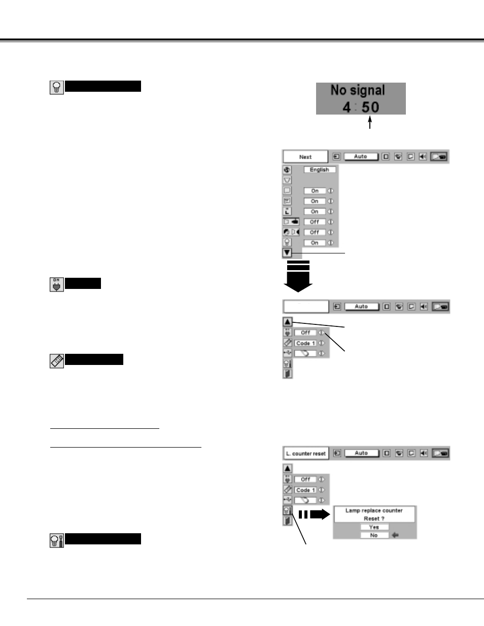 Setting | Eiki LC-X1000 User Manual | Page 36 / 44