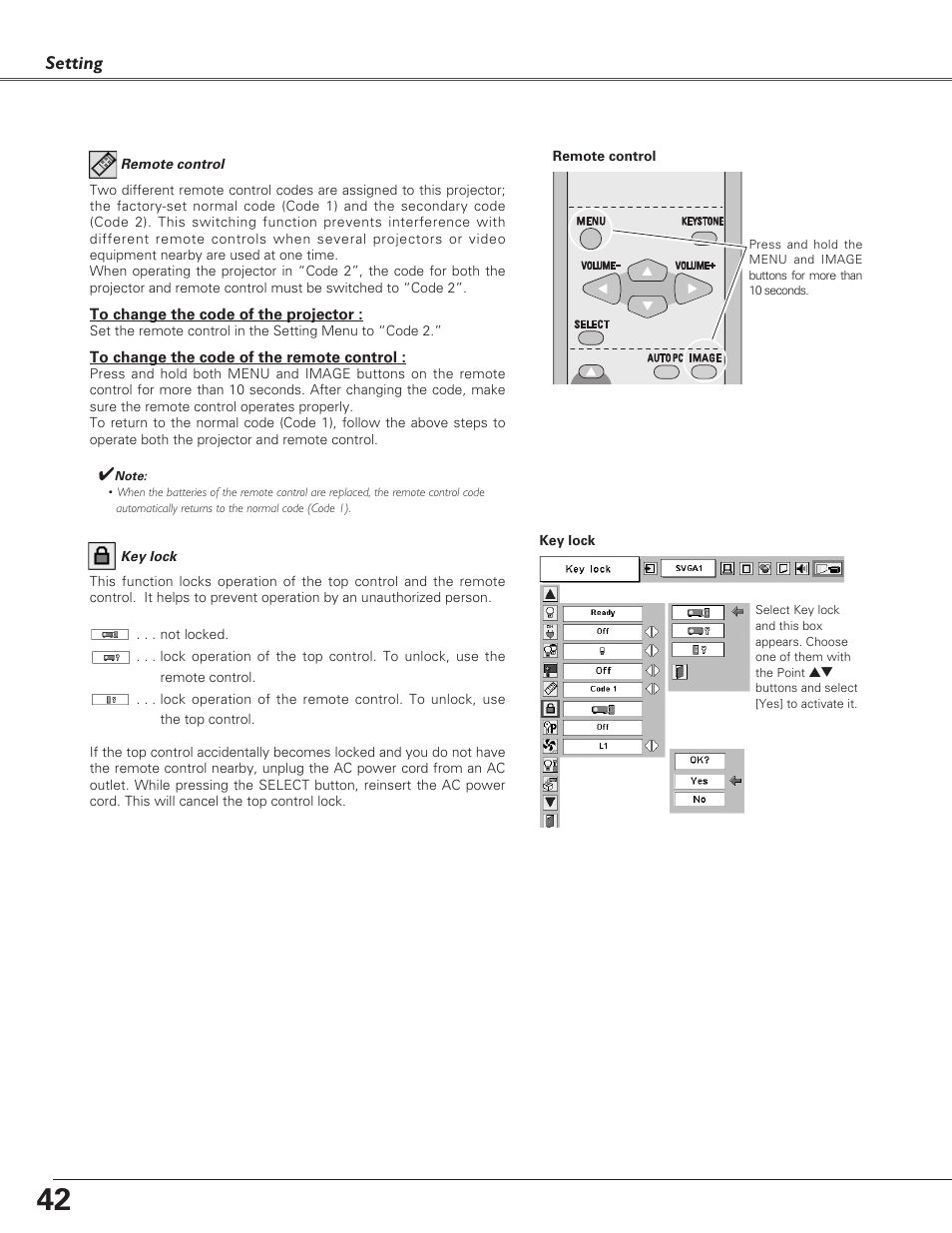 Eiki LC-SD15 User Manual | Page 42 / 60