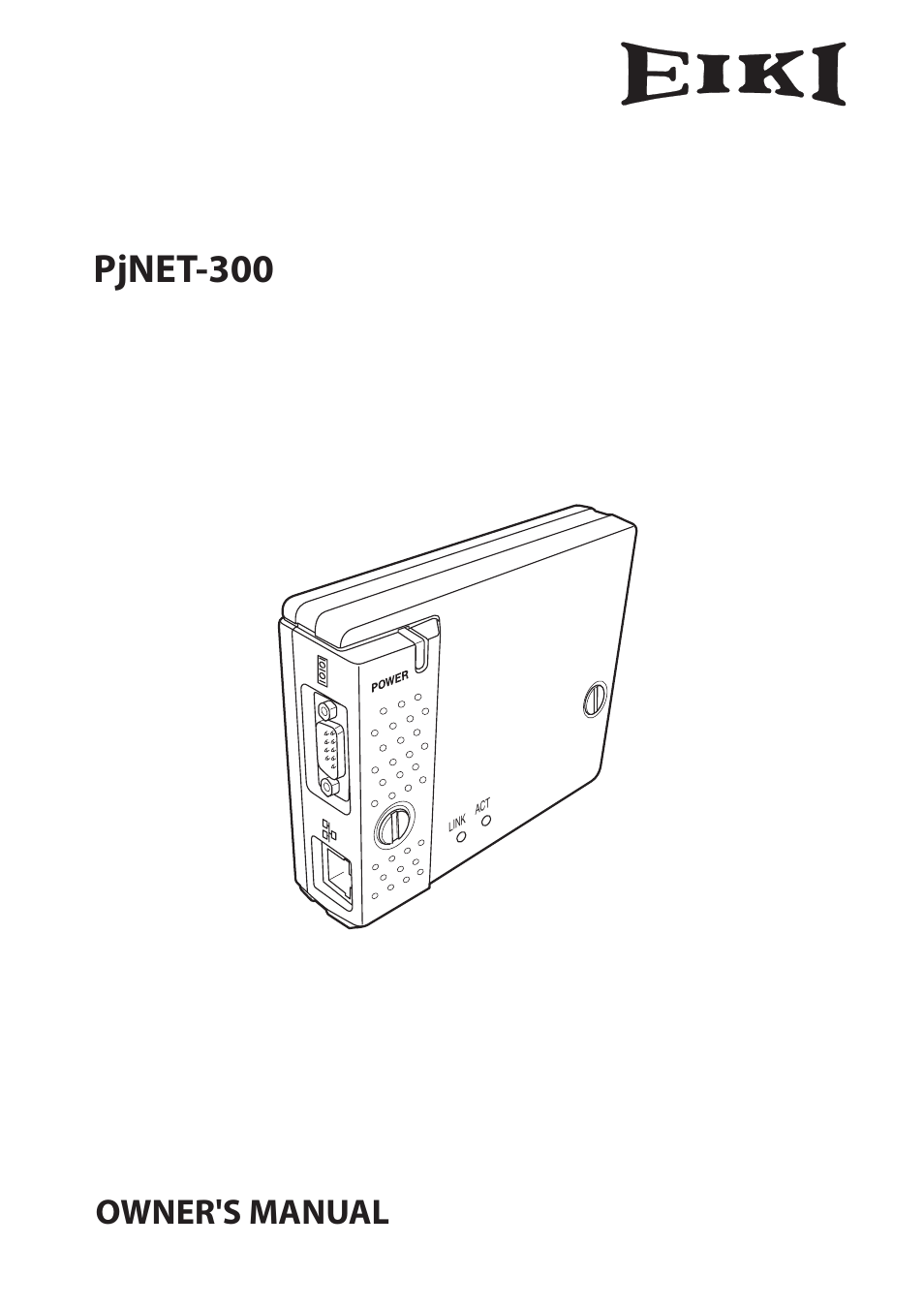 Eiki PJNET-300 User Manual | 86 pages