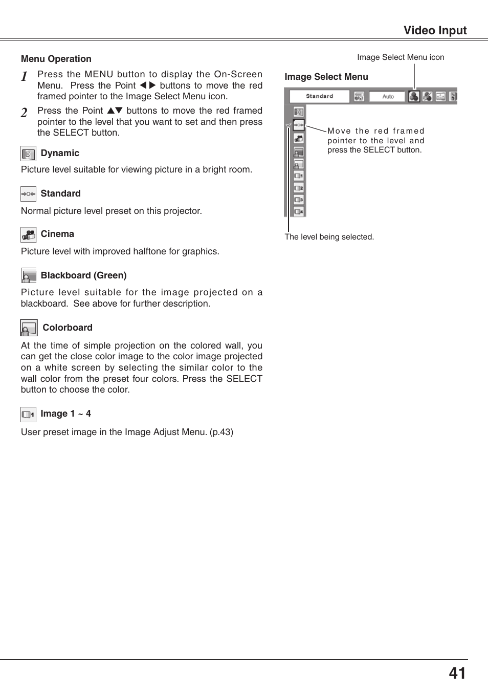 Eiki XGA Diamond Series LC-XD25 User Manual | Page 41 / 75