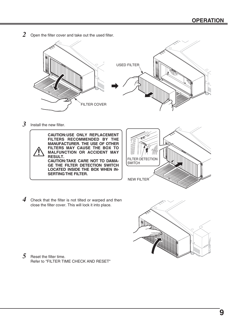 Eiki Smoke Resistant Box AH-69601 User Manual | Page 9 / 14