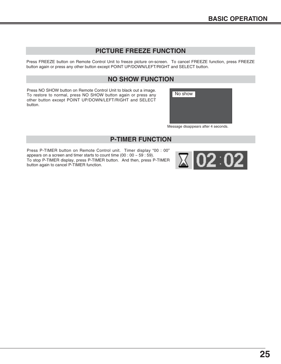 Eiki LC-XT4U/E User Manual | Page 25 / 56