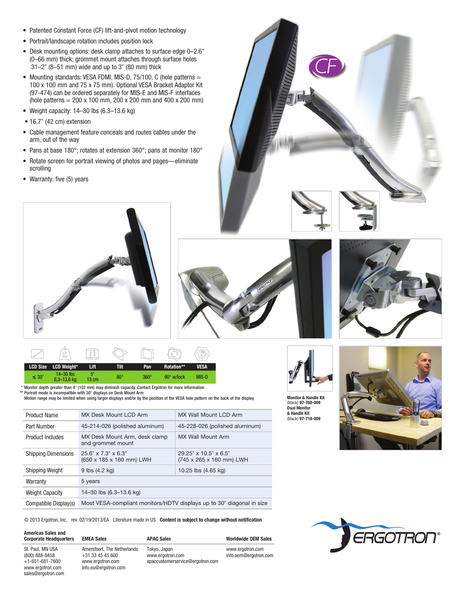 Ergotron 45-214-026 User Manual | Page 2 / 2