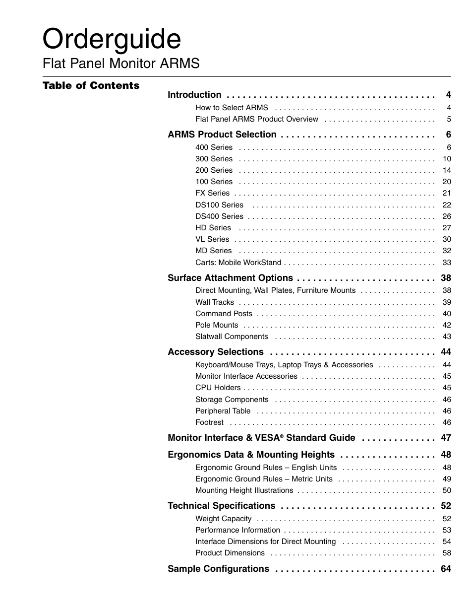 Ergotron 870-03-005 User Manual | Page 3 / 68