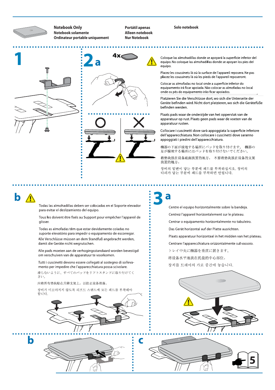 Ab a b 5 | Ergotron Neo-Flex Notebook Lift Stand User Manual | Page 3 / 7