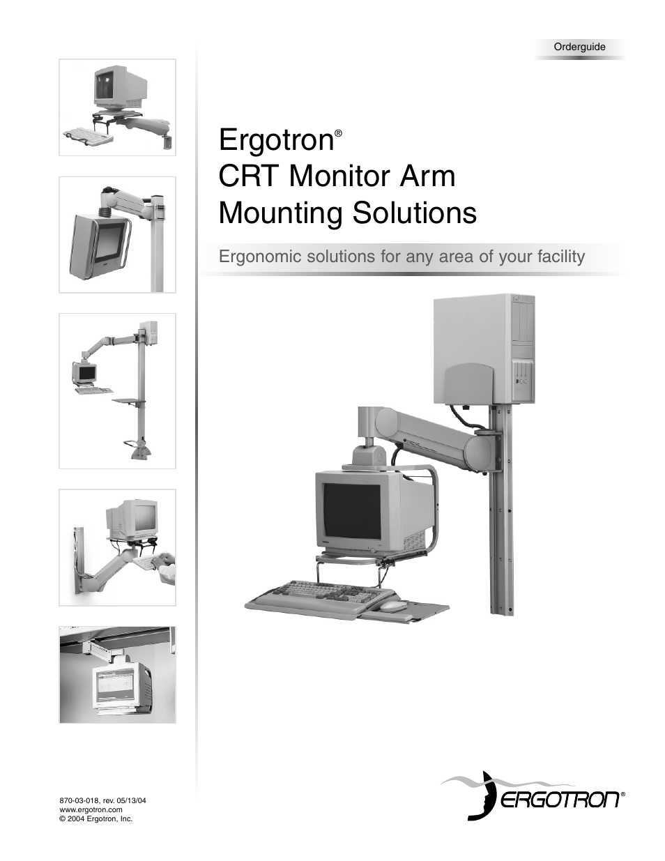 Ergotron CRT Monitor User Manual | 28 pages