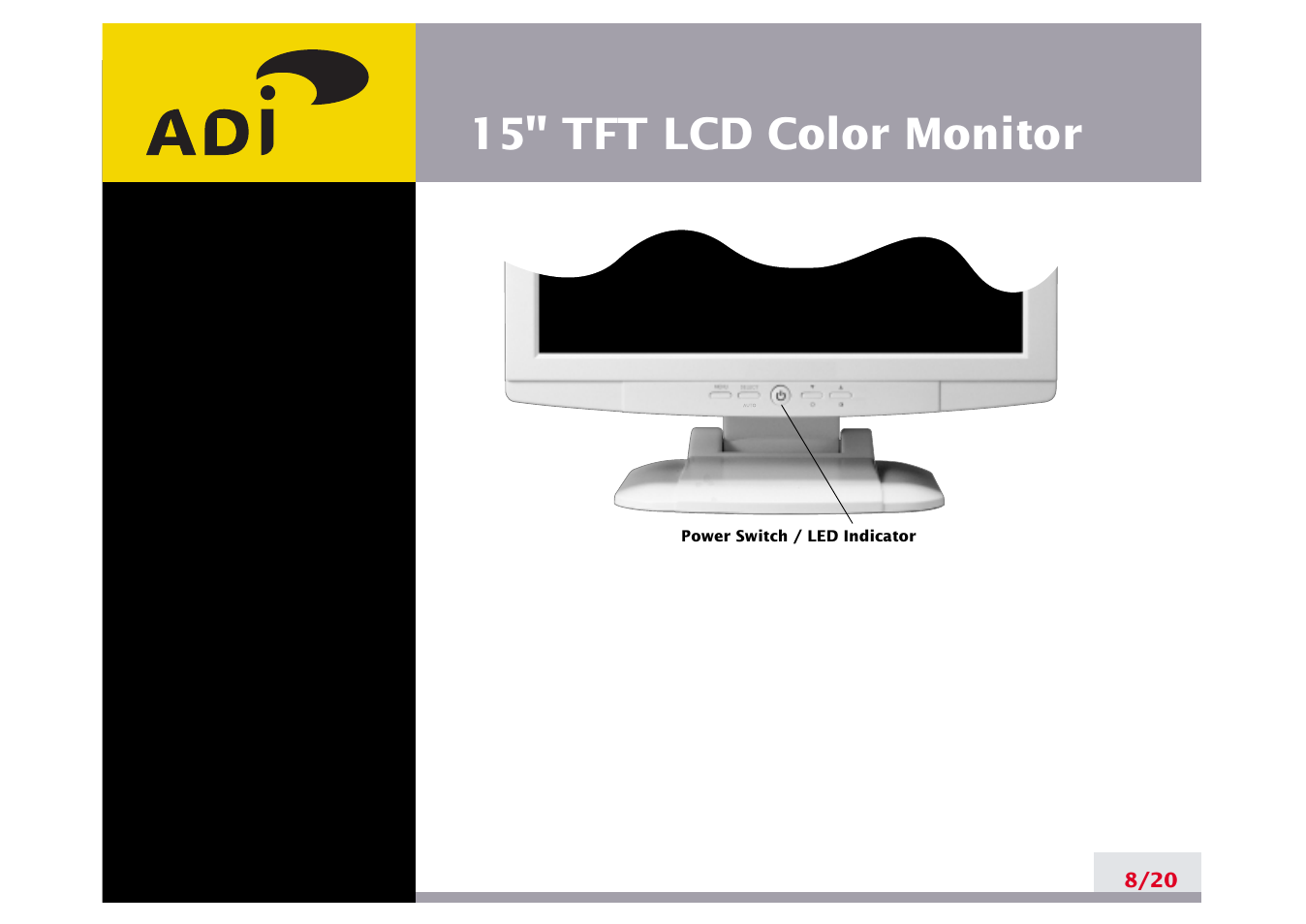 4. setting the refresh rate | Ergotron A515 User Manual | Page 12 / 24